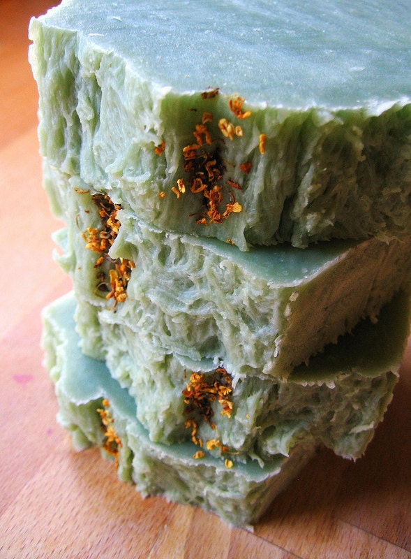 The Olive Tree Hot Process Soap - Olive Blossom, Osmanthus, Fresh Air... Coconut-Free Formula