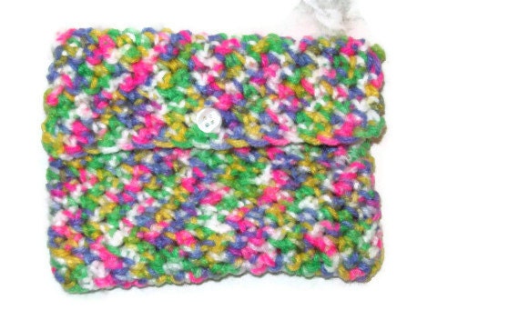 Crocheted Coupon Holder, Makeup Bag, Clutch