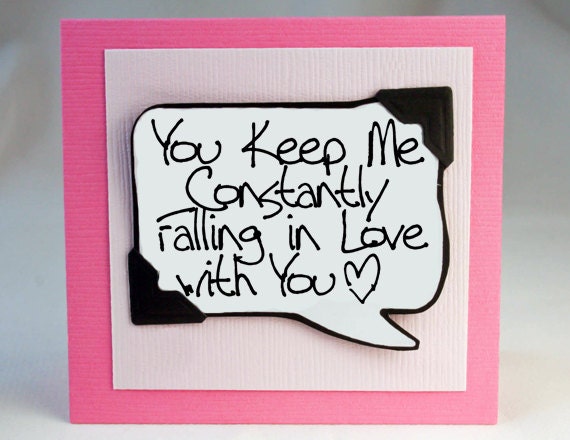 Valentine Day Card. Romantic I Love You Valentines Card. Valentines Magnet Gifts for Her