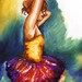 Ballerina - Ballet Dancer art print