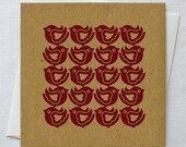 Bird Pattern Card