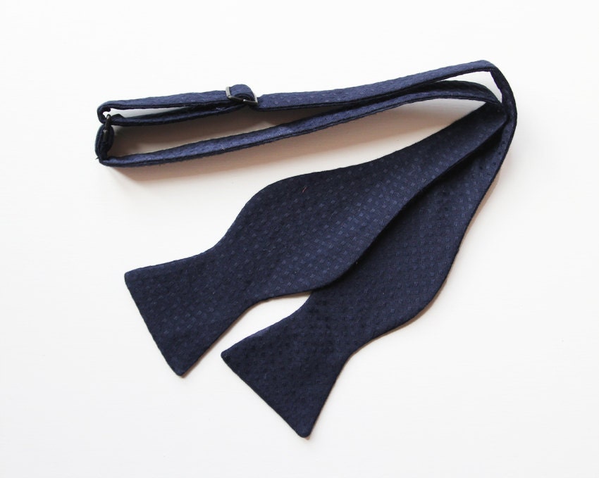 Nathan - Cotton Texture Men's Bow Tie (Freestyle) - bowtieandcotton 16 Fathers Day Gift Ideas for the Man Cave