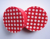 Polka Dot Chocolate Covered Oreos