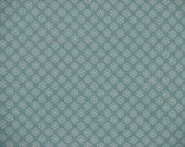 Blue Dotted Flower Fitted Crib Sheet