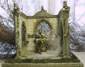 Celebration of The Secret Faery Wedding:  A Half Scale Vignette