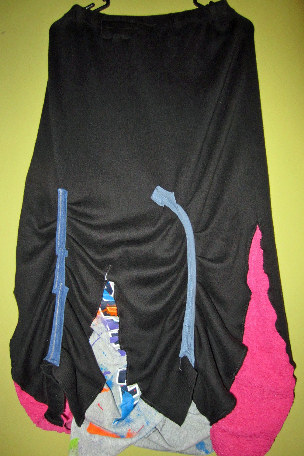 Artful Ruched black cotton blend size medium