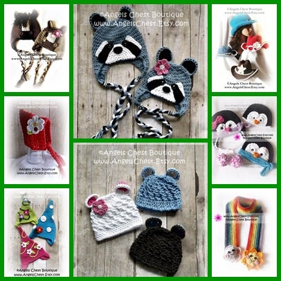 ANY 3 PDF Crochet Patterns Sale - Great tutorials lots of pictures
