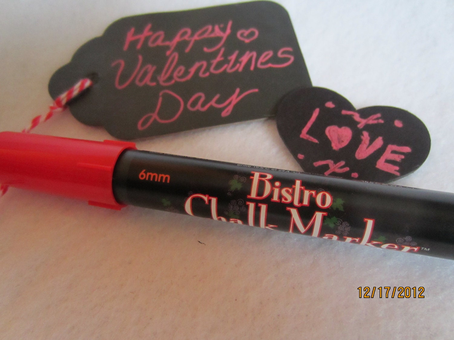 Red Chalkboard Markers-  Red Chalk Pen-Bistro Chalk Marker for writing on Vinyl Chalkboard