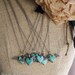 Turquoise Heart Necklace with Wings