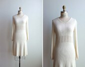 Vintage 1960s mod crochet dress