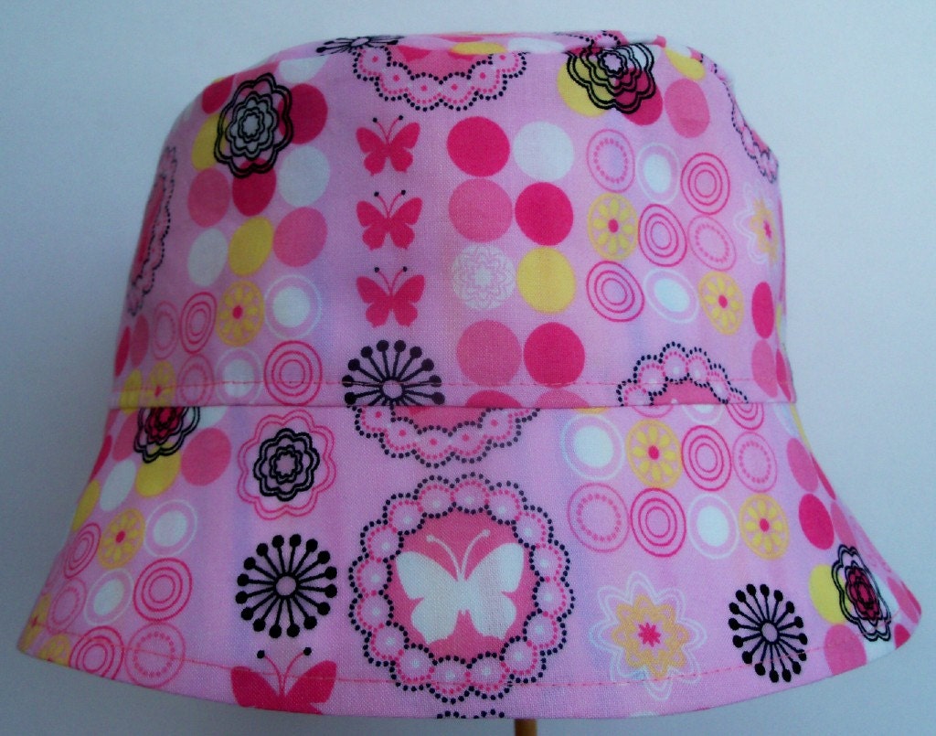BUCKET HAT - Sun Hat - Butterflies