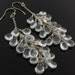 White Topaz and Sterling Silver Earrings