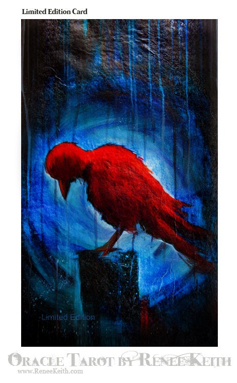 Limited Edition Oracle Card - Red Crow