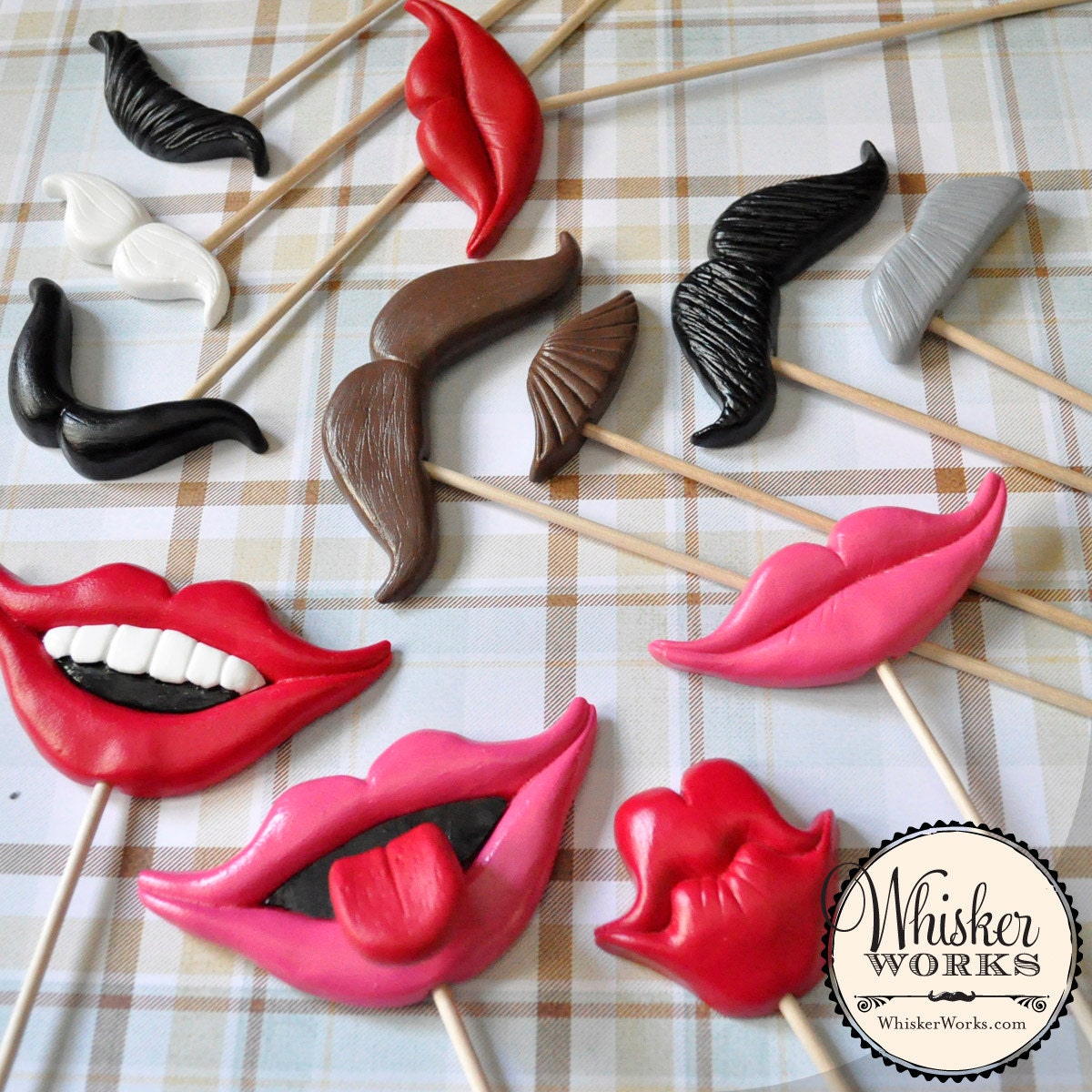 Photo Booth Props - The Ultimate Mix - Set of 12