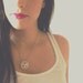 mama bird's nest necklace (silver plated chain)