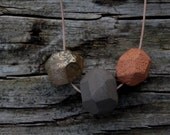 3 elements - Handmade ceramic necklace - ready to ship