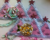 Toddler Crown with Flower Embellishment  Birthday Crown