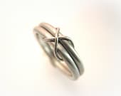 palladium infinity wedding ring or commitment ring