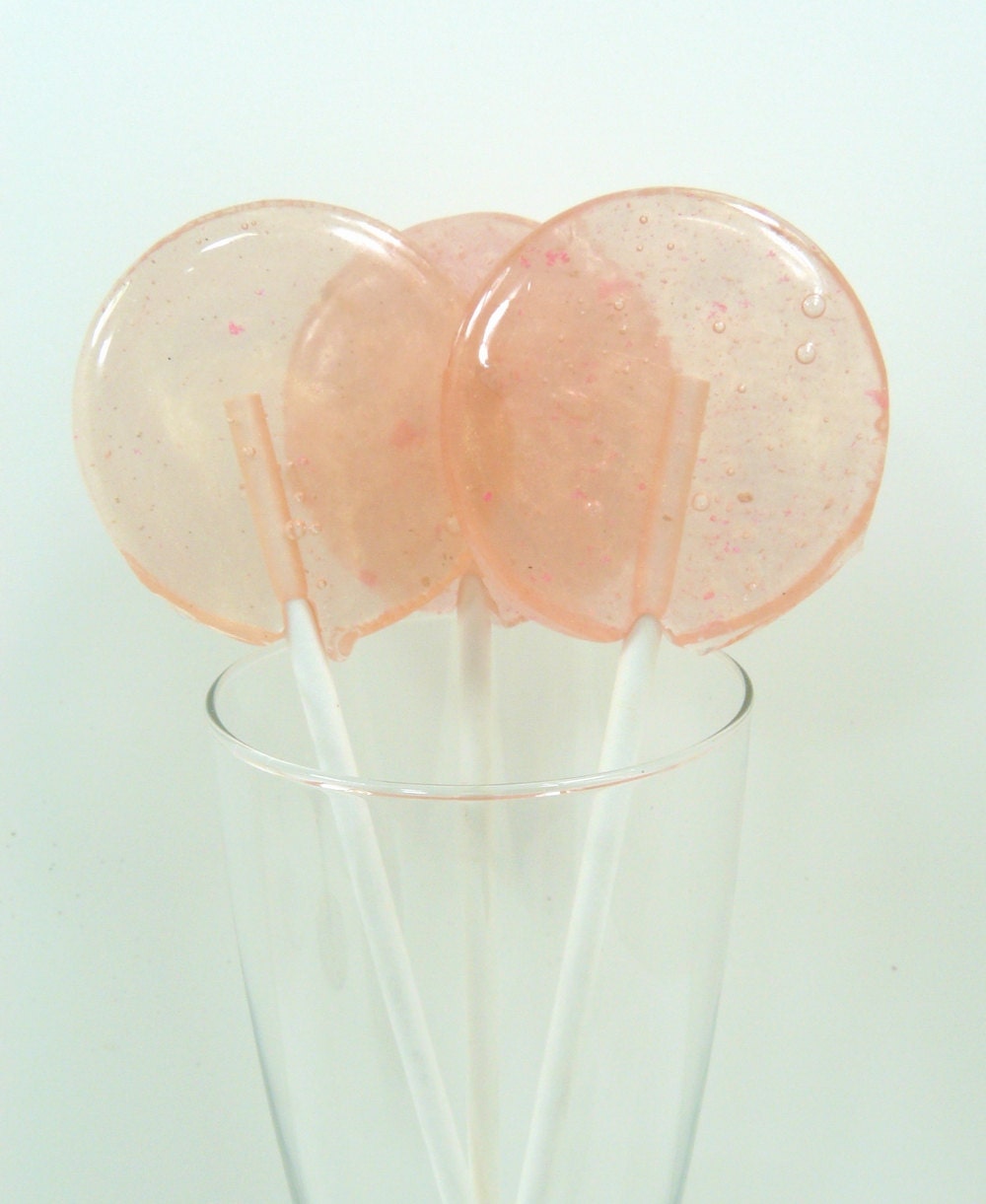 Pink Champagne Lollipop