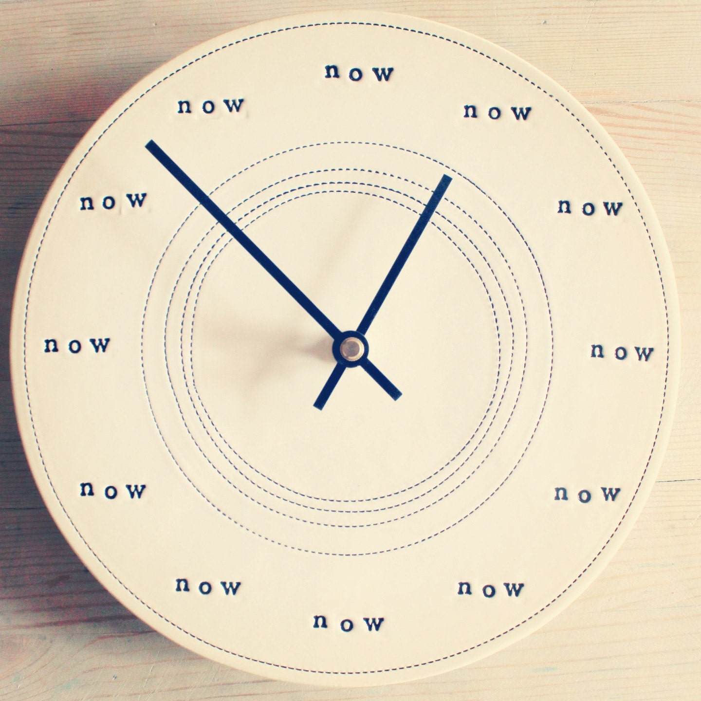 clock 8.25 now. MADE TO ORDER