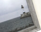 Magnetic Board-Wall Decor-Dry Erase Memo Board-Magnet Board-Lighthouse Design-Framed Memo Board-includes matching magnets