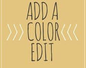 CUSTOM COLOR EDITS - add to any of my invites
