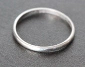 Argentium Sterling Silver Ring - Simple Band