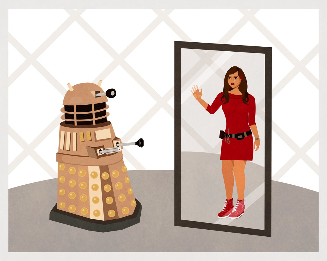 Doctor Who print - Oswin Oswald - "I am human"