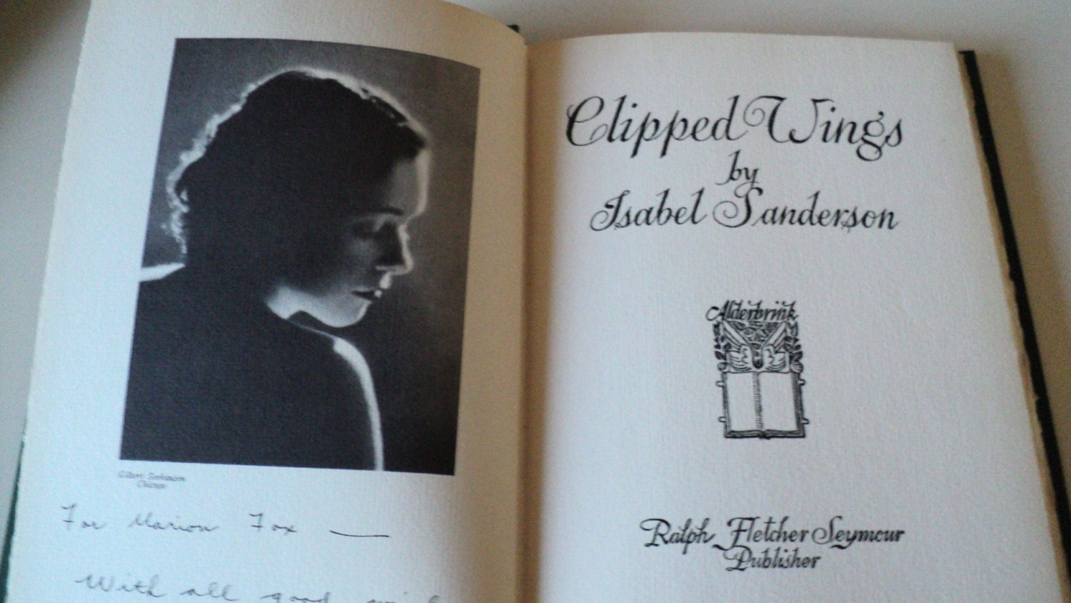 Two Poetry books by Isabel Sanderson 1947 1953 SIGNED by Author