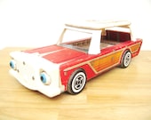 Rare Vintage Fisher Price Nifty Wagon Collectible Toy Car