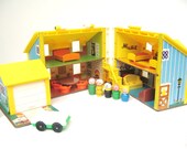 Vintage Fisher Price House Set