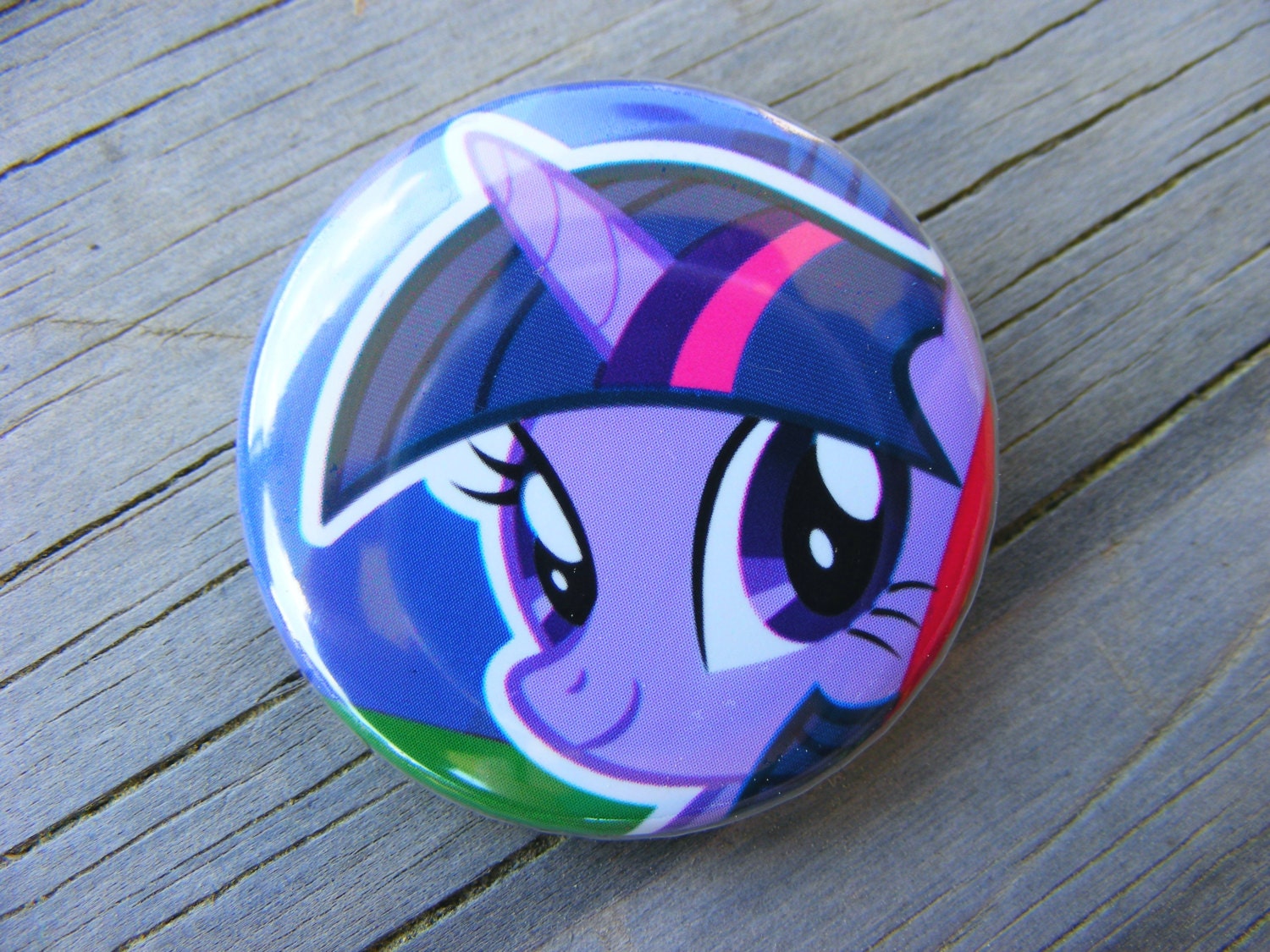 NEW // Twilight Sparkle - My Little Pony: Friendship is Magic  - One Of A Kind - 1.5 inch Pin Back Button