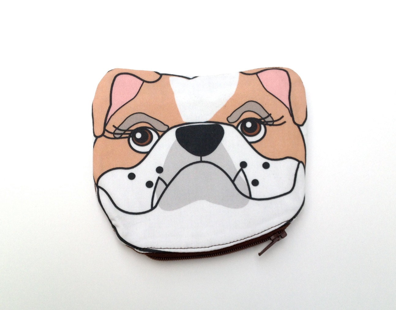 Sophie the Bulldog Zipper Pouch