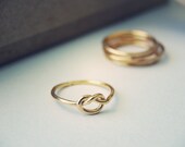 Forget Me Knot Ring - Gold