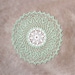 Cool Mint Green Crochet Lace Doily, New Home Decor, Handmade by NutmegCottage, Fresh for Summer