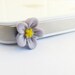 Purple iPhone Dust Plug Flower- Anti-Dust Plug For Headphone Jack- Cellphone/ iPhone Accessories- Purple Japaneses Blossom