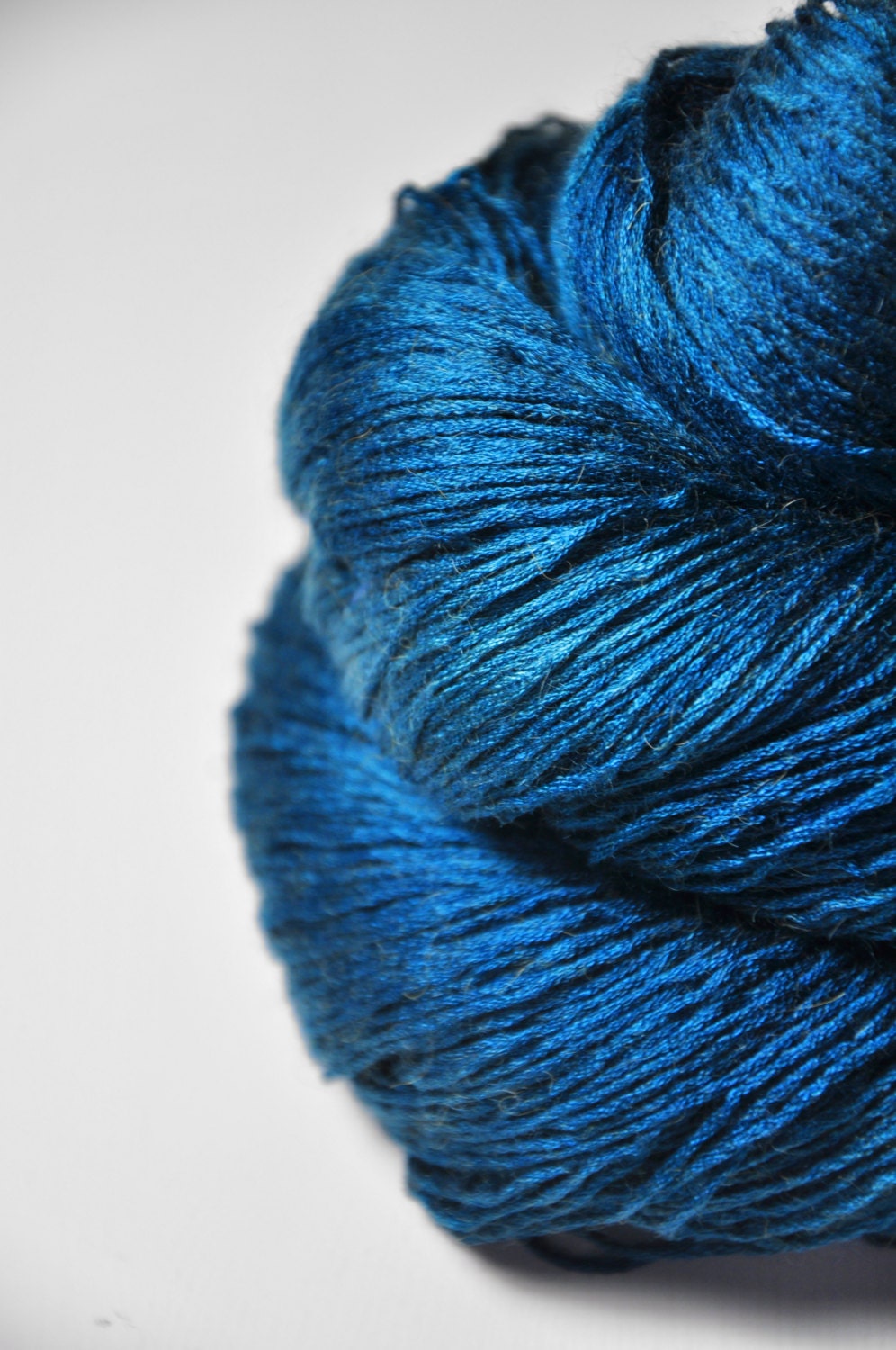 Floating in the blue ocean  - Silk/BabyCamel lace weight - LIMITED EDITION