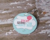 Baby/Toddler Germie Stopper No Touch Germ Stroller or Car Seat Sign 9