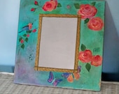 Mirror, wall mirror, bedroom mirror, upcycled wood, antiqued and distressed, shabby chic, cottage chic, country, bohemian