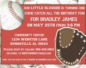 Baseball Themed Birthday Invitations-With Or Without Photo-15 includes FREE FREIGHT Il_170x135