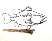 Bass Wire Sculpture