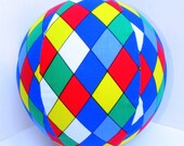 BALLOON BUDDIES, Diamonds, balloon ball, red, blue, green, yellow, fabric, balloon cover, balloon, ball, boy, colorful, etsykids team