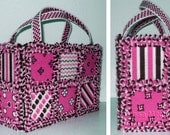 PDF FORMAT Rag Quilt Tote by Lissa Mitchell