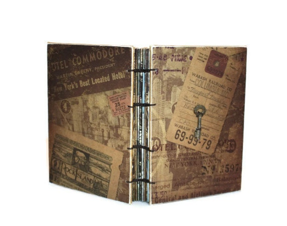 Around the Way Journal with Vintage Skeleton Key
