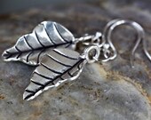 A New Leaf  - Thai Silver Leaf Earrings