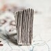 Fragment - An earthy porcelain ring with details of mushrooms