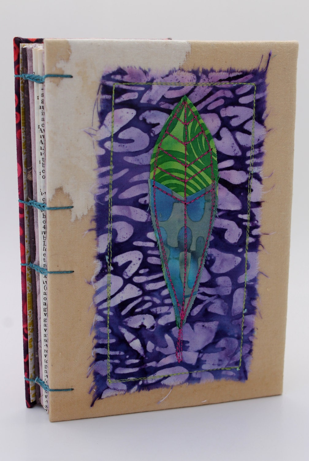 Handmade, Recycled Gratitude Journal 'Peace'