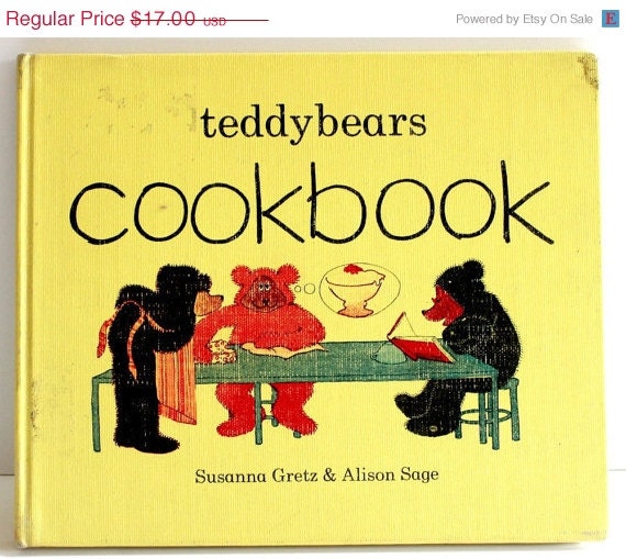 CLOSING SALE Reduced 50% Vintage 1978 Teddy Bears Cookbook