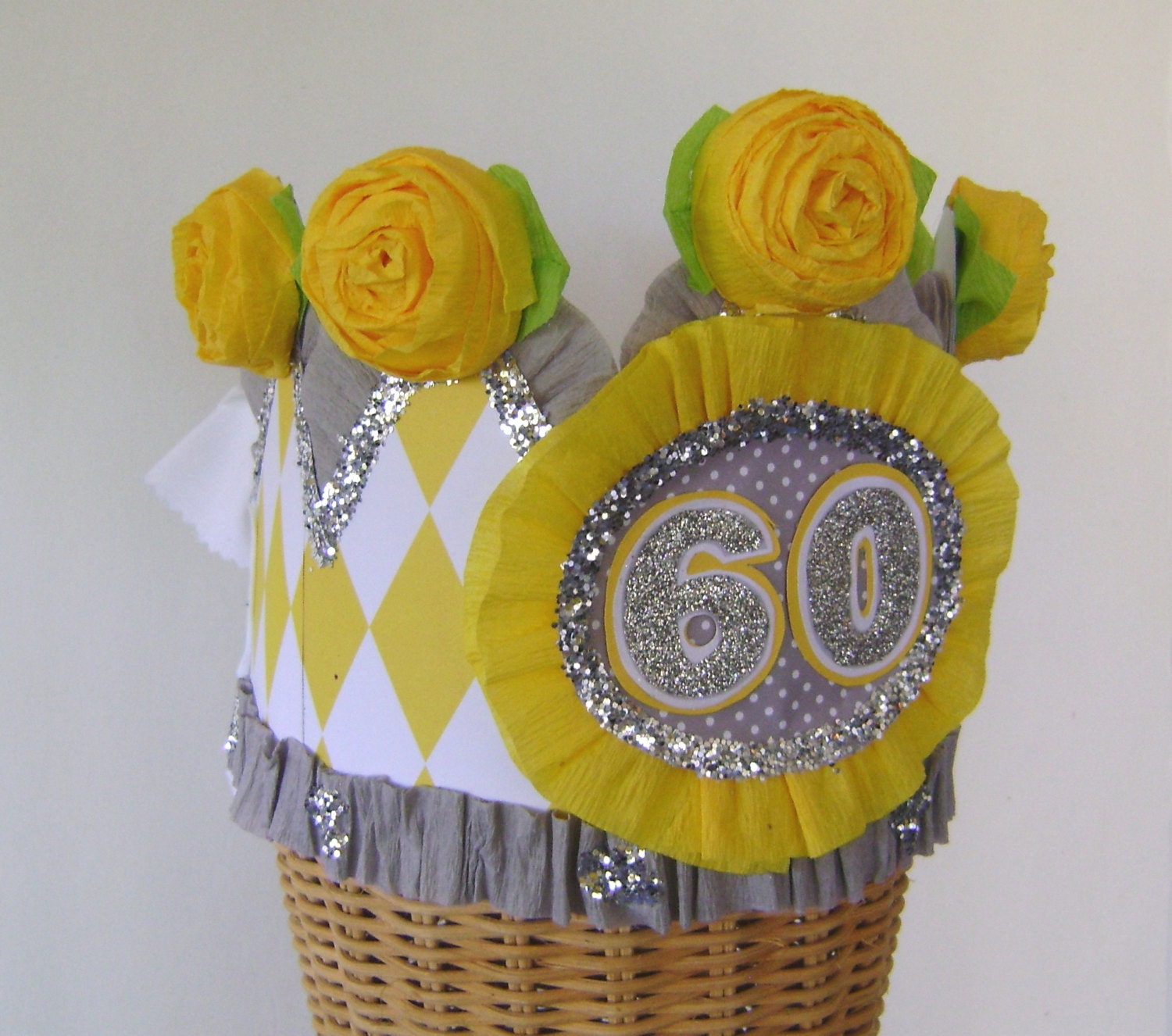60th Birthday Party - Adult Birthday Party Crown/Hat- customize with any number Il_170x135