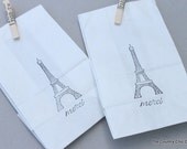 Eiffel Tower Wedding Candy Bags Favor Boxes Paris France Choose Your Own Color 25 pieces